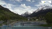 Archiviertes Webcam Bild: Sportzentrum Klosters am 18.05.2026 um 15:25 Uhr