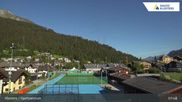 Archived webcam image showing Sport center Klosters on 29 May 2026 at 08:37