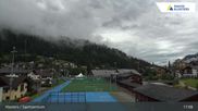 Archived webcam image showing Sport center Klosters on 1 Jul 2026 at 17:32