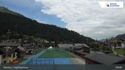 Archived webcam image showing Sport center Klosters on 8 Jul 2026 at 09:13