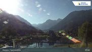 Archived webcam image showing Sport center Klosters on 12 Jul 2026 at 08:18
