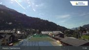 Archiviertes Webcam Bild: Sportzentrum Klosters am 12.07.2026 um 17:04 Uhr