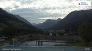 Archived webcam image showing Sport center Klosters on 16 Aug 2026 at 07:19