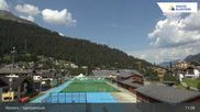 Archived webcam image showing Sport center Klosters on 16 Aug 2026 at 11:19
