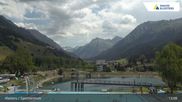 Archived webcam image showing Sport center Klosters on 16 Aug 2026 at 13:19