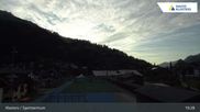 Archived webcam image showing Sport center Klosters on 23 Aug 2026 at 19:07