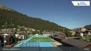 Archiviertes Webcam Bild: Sportzentrum Klosters am 30.08.2026 um 09:15 Uhr