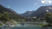 Archived webcam image showing Sport center Klosters on 28 Sep 2026 at 11:43