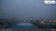 Archived webcam image showing Sport center Klosters on 9 Oct 2026 at 07:06