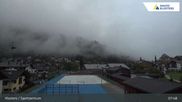 Archived webcam image showing Sport center Klosters on 9 Oct 2026 at 08:06