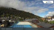 Archived webcam image showing Sport center Klosters on 9 Oct 2026 at 11:06