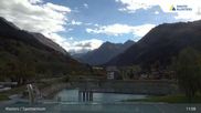 Archiviertes Webcam Bild: Sportzentrum Klosters am 20.10.2026 um 11:38 Uhr