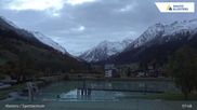 Archived webcam image showing Sport center Klosters on 22 Oct 2026 at 08:44
