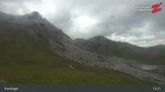 Archived webcam image showing Tux: View Rastkogel mountain on 27 Jul 2026 at 13:42