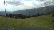 Archived webcam image showing Hocheggerlift Top Station on 12 Jul 2026 at 10:43