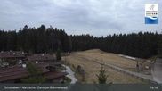 Archived webcam image showing Nordic Centre Böhmerwald - Schöneben Ulrichsberg on 12 Apr 2026 at 19:36