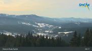 Archived webcam image showing Špicák Železná Ruda Ski Resort on 26 Feb 2026 at 09:18