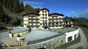 Archived webcam image showing Reiteralm: View Hotel Raunerhof on 18 May 2026 at 08:08