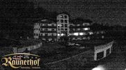 Archived webcam image showing Reiteralm: View Hotel Raunerhof on 3 Oct 2026 at 00:17