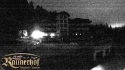 Archived webcam image showing Reiteralm: View Hotel Raunerhof on 15 Oct 2026 at 07:28