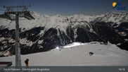 Archiviertes Webcam Bild: Bergbahnen See: Familienglück Bergstation am 26 Feb 2026 um 19:12 Uhr