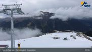 Archived webcam image showing See Ski Resort - Top station Familienglück on 7 May 2026 at 08:36