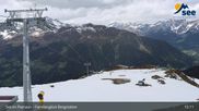 Archived webcam image showing See Ski Resort - Top station Familienglück on 7 May 2026 at 15:36
