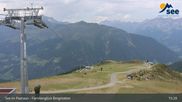 Archived webcam image showing See Ski Resort - Top station Familienglück on 5 Aug 2026 at 15:08