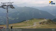 Archived webcam image showing See Ski Resort - Top station Familienglück on 5 Aug 2026 at 19:08