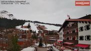 Archived webcam image showing Hotel Schmelzhof at Lech on 12 Apr 2026 at 07:05