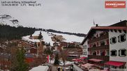 Archived webcam image showing Hotel Schmelzhof at Lech on 12 Apr 2026 at 08:05