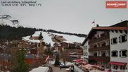 Archived webcam image showing Hotel Schmelzhof at Lech on 12 Apr 2026 at 12:05