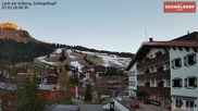 Archived webcam image showing Hotel Schmelzhof at Lech on 1 May 2026 at 06:33