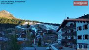 Archived webcam image showing Hotel Schmelzhof at Lech on 1 May 2026 at 07:33