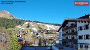 Archived webcam image showing Hotel Schmelzhof at Lech on 1 May 2026 at 08:33