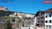 Archived webcam image showing Hotel Schmelzhof at Lech on 1 May 2026 at 14:33
