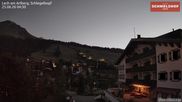 Archived webcam image showing Hotel Schmelzhof at Lech on 25 Jun 2026 at 04:26