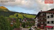 Archived webcam image showing Hotel Schmelzhof at Lech on 29 Jul 2026 at 06:50