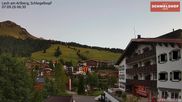 Archived webcam image showing Hotel Schmelzhof at Lech on 7 Sep 2026 at 06:18