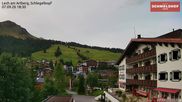 Archived webcam image showing Hotel Schmelzhof at Lech on 7 Sep 2026 at 18:18
