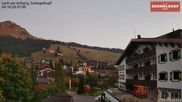 Archived webcam image showing Hotel Schmelzhof at Lech on 4 Oct 2026 at 07:33