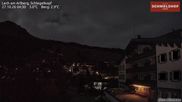 Archived webcam image showing Hotel Schmelzhof at Lech on 27 Oct 2026 at 04:05