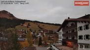 Archived webcam image showing Hotel Schmelzhof at Lech on 27 Oct 2026 at 06:05