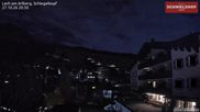 Archived webcam image showing Hotel Schmelzhof at Lech on 27 Oct 2026 at 20:05