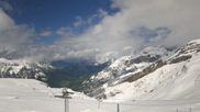 Archived webcam image showing Melchsee-Frutt Sportbahnen Bonistock on 12 May 2026 at 14:41