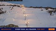 Archived webcam image showing Perisher: Cam Front Valley on 17 Aug 2026 at 22:39