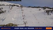 Archived webcam image showing Perisher: Cam Front Valley on 18 Aug 2026 at 00:39