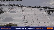 Archived webcam image showing Perisher: Cam Front Valley on 18 Aug 2026 at 07:39