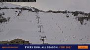 Archived webcam image showing Perisher: Cam Front Valley on 18 Aug 2026 at 08:39