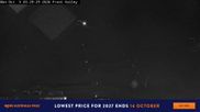 Archived webcam image showing Perisher: Cam Front Valley on 4 Oct 2026 at 20:18